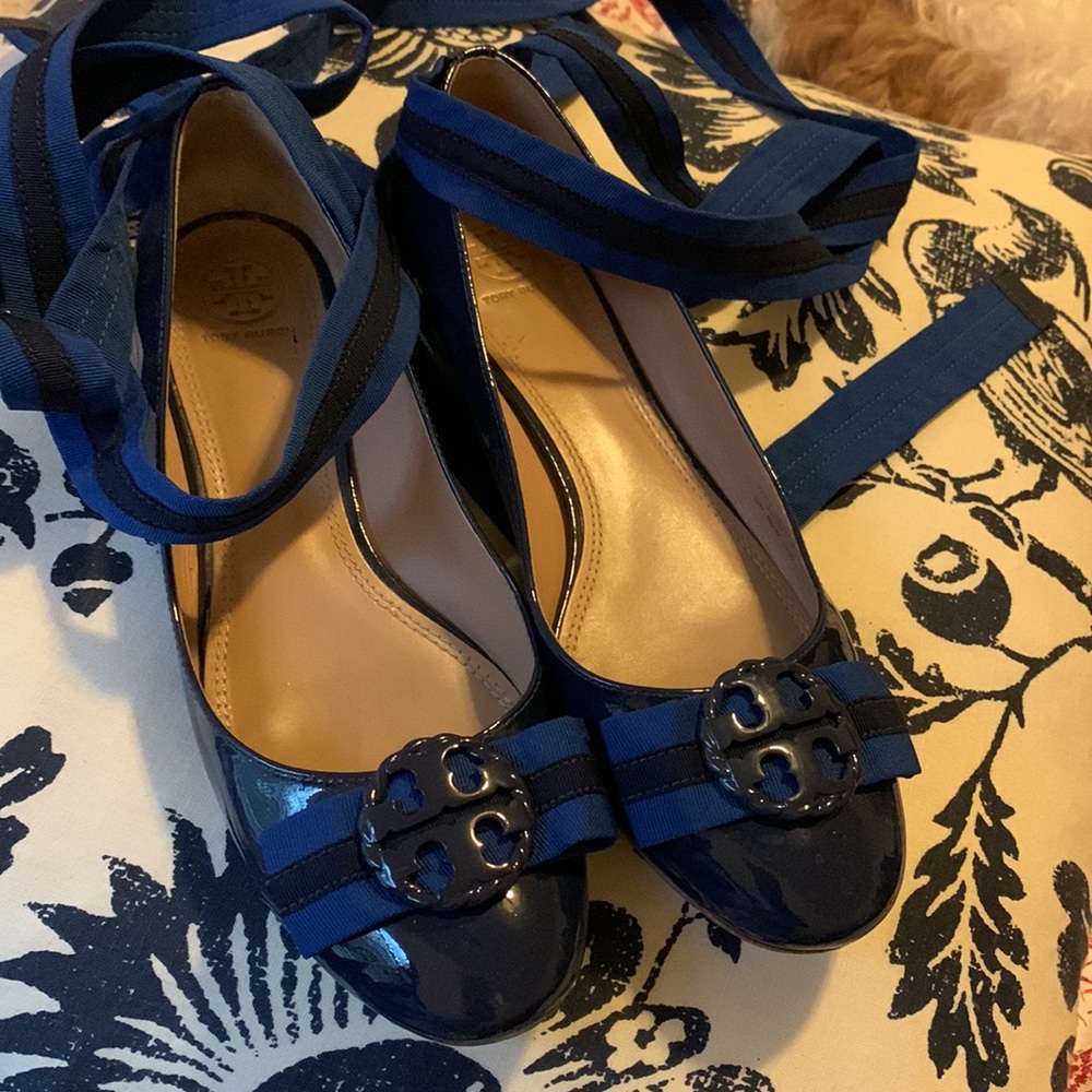 Tory Burch Maritime ballet all leather flats🥳🥳 - Picture 3 of 5